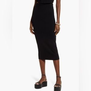 Open Edit knit pencil skirt NWT